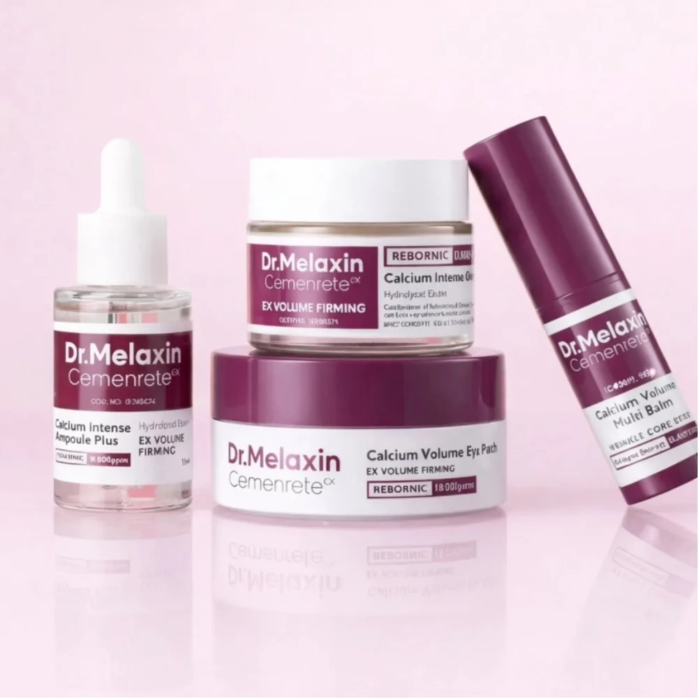 Korea Dr.Melaxin Cemenrete Calcium Volume Wrinkle Core Stick/Ampoule Cream Anti Aging Firming For Fine Lines Multi Balm Stick - Black - 4