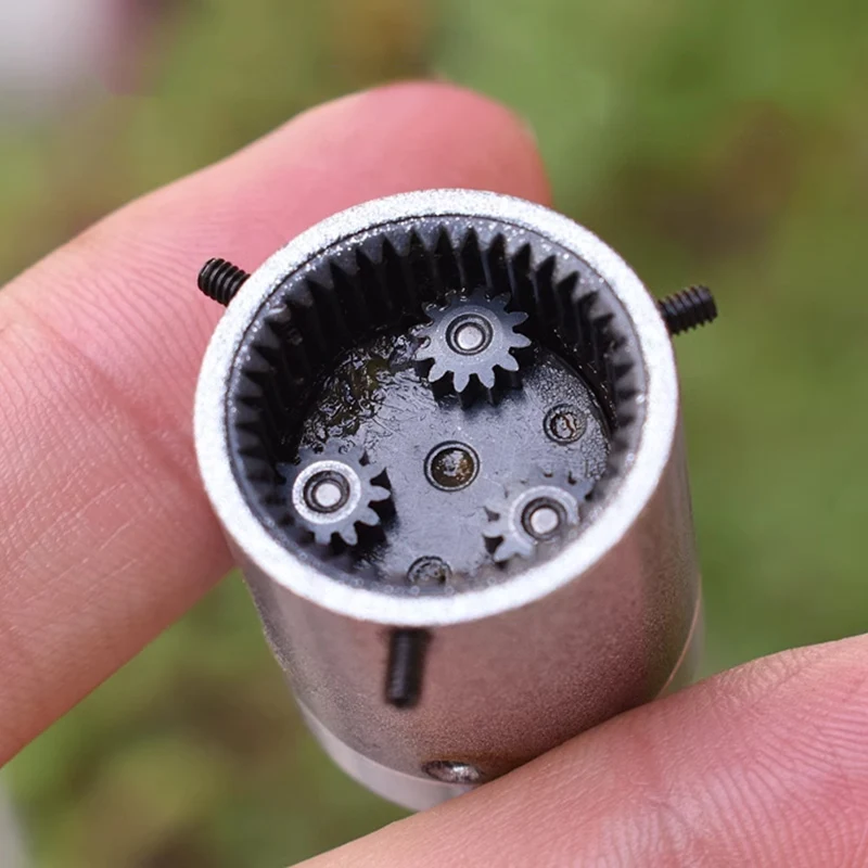 Metal Gearbox, redutor de engrenagem, 2-fase, 4-Wire