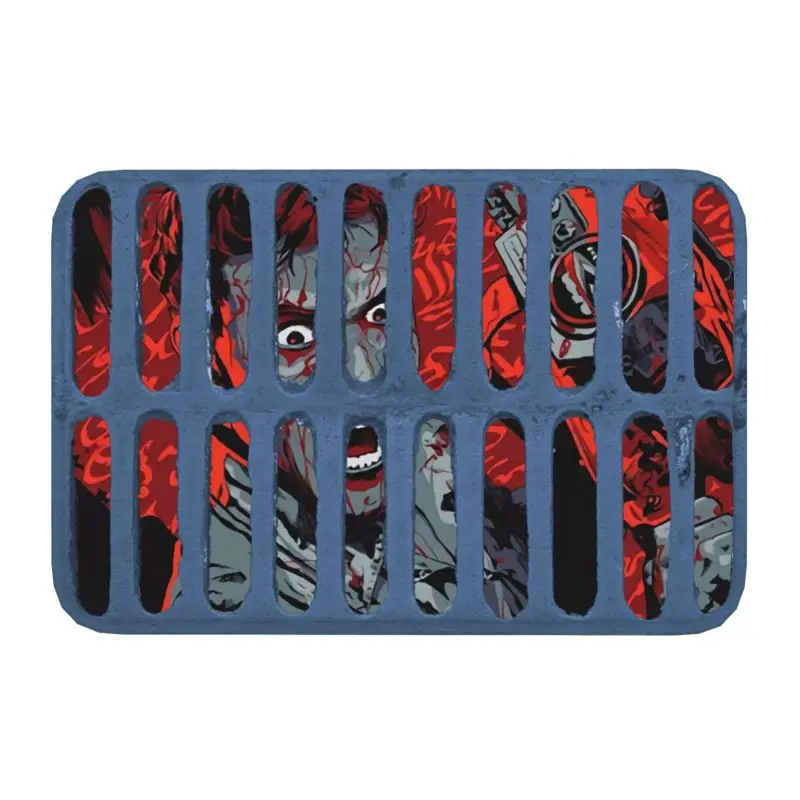 Halloween Evil Dead Floor Door Kitchen Bath Mat Antiscivolo Horror Movie Killer Trap Zerbino Camera Da Letto Balcone Ingresso Tappeto Tappeto