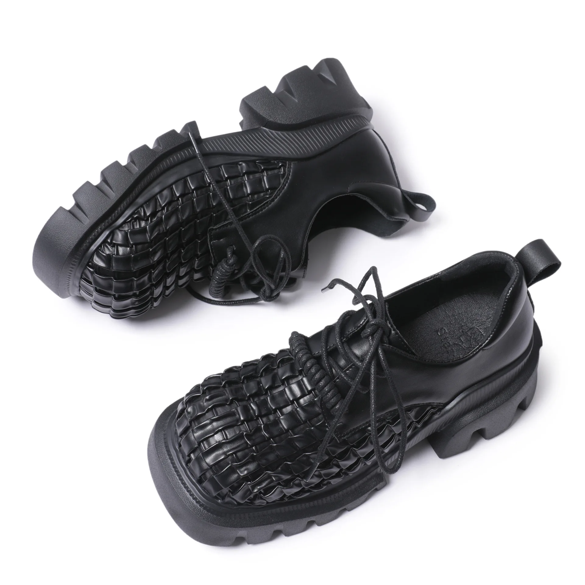 新品⬛︎スローブイエナ⬛︎2024⬛︎メッシュフラットシューズ⬛︎レザー⬛︎23.5 Ladies Summer Footwear Flat Square Toe Shoes for Women 2024