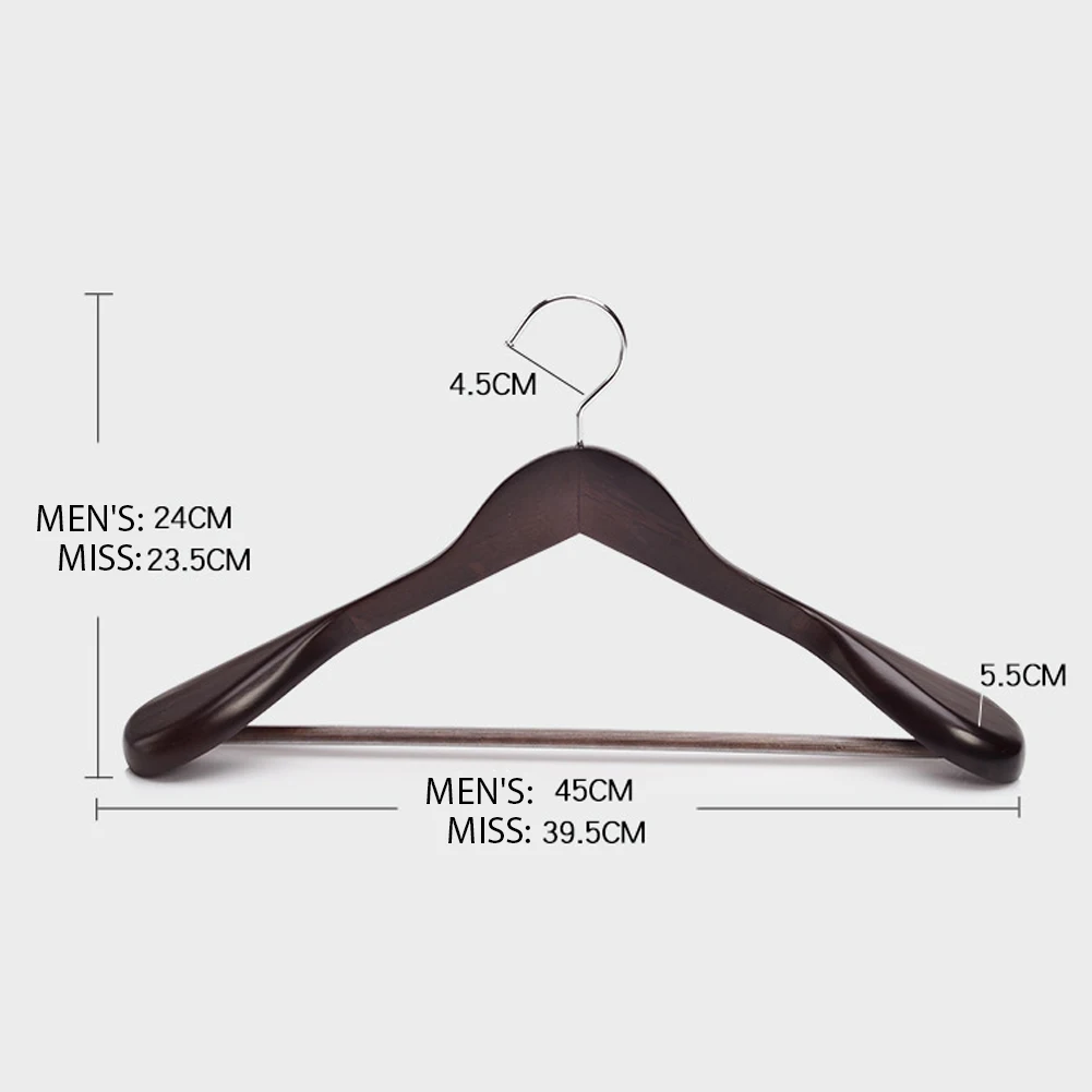 4pcs Solid Wood Haners Wide Shoulders Coat Haners Wooden Non Slip Suit Pants Clothes For Closet Warrobes Ogazer clothes hanger storage hanger
