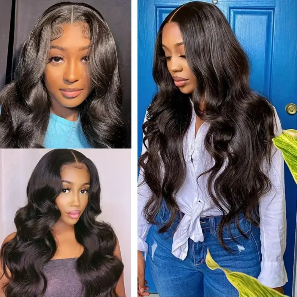 V Part Body Wave Wig 180% Density Brazilian Hair Virgin Hair 18-32 Inch Full Machine Made Human Wigs Human Qu