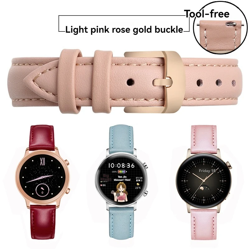 Premium Cowhide Quick Release Watch Strap - Elegant Wrist Accessory