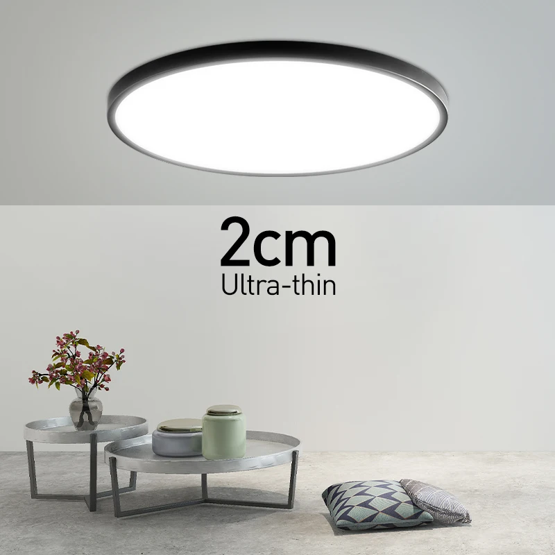 20inch Led Ceiling Lamps Smart APP Remote Control Dimmable Ultra-thin Bedroom Lights Panel Light For Kitchen Living Room | Освещение