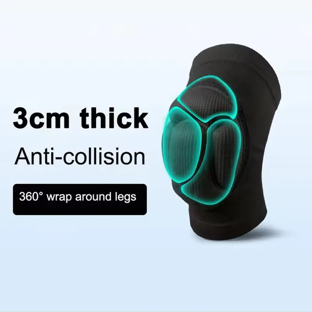 1Pair Thickened Protection Sports Kneepad Gym Support Fitness Gear Gear Basketball Brace Protector Male/Female Non Slip Pads 2