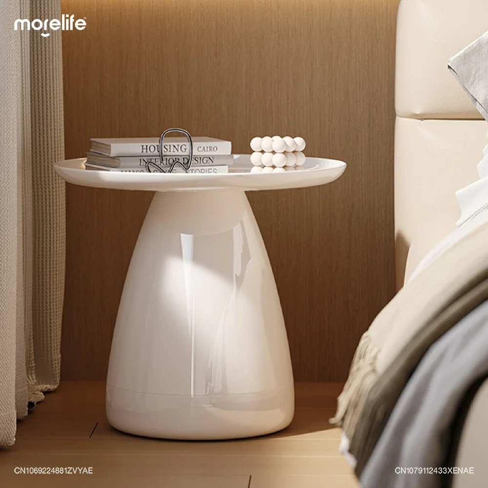 Nordic Small Round Circular Acrylic Coffee Table Transparent Side Table in Living Room Home Sofa Living Room Furniture