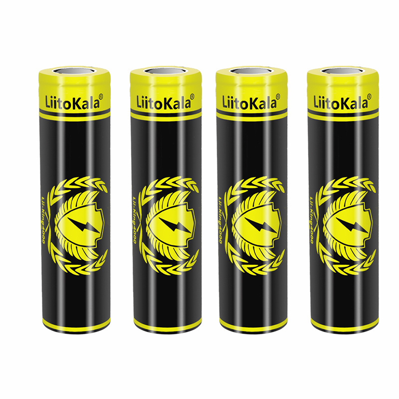  4pcs LiitoKala 3.7V 18650/21700 Battery KING4000 KING6000 LT28A LT33A LT55A 