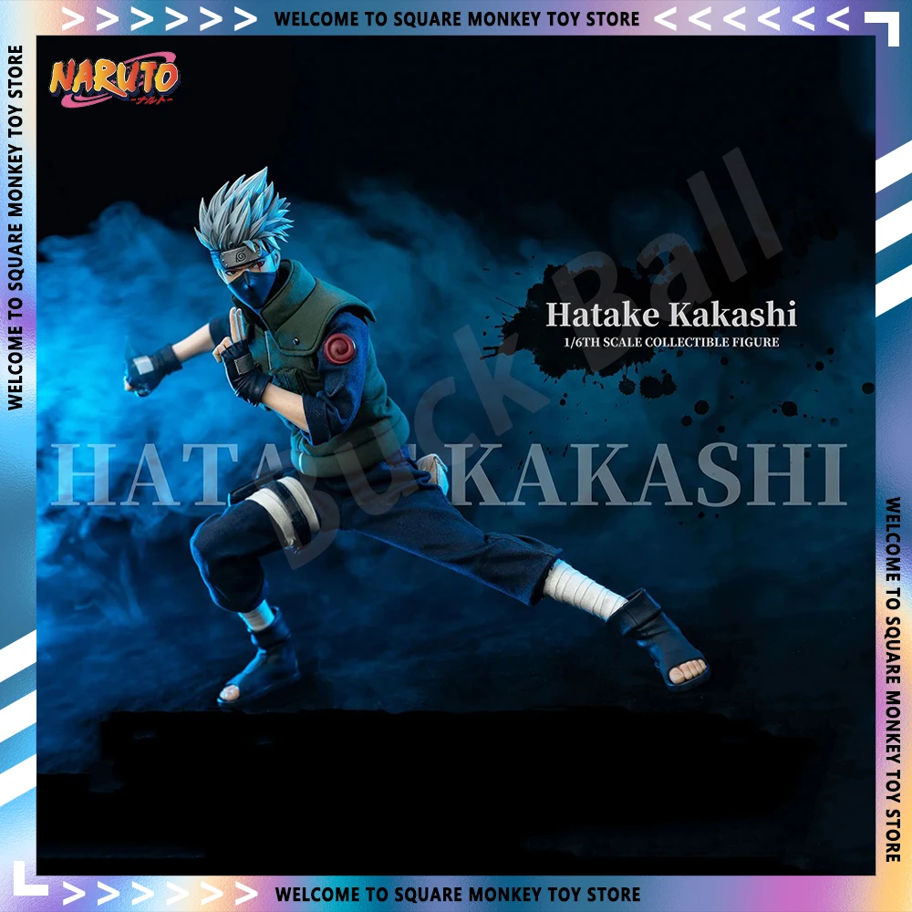 

34cm Rockettoys Roc-004 Naruto Anime Figure Shippuden Hatake Kakashi 1/6 Figures Model Collection Hobbies Toy Gifts In-Stock