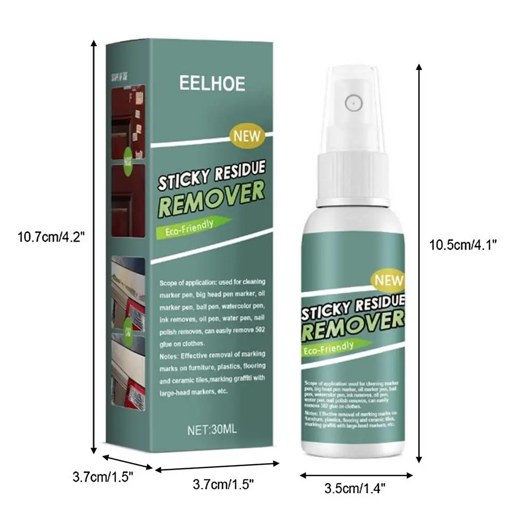 100ml Auto Car Sticker Remover Sticky Residue Remover Wall Sticker Glue  Removal Car Glass Label Cleaner Adhesive Glue Spray