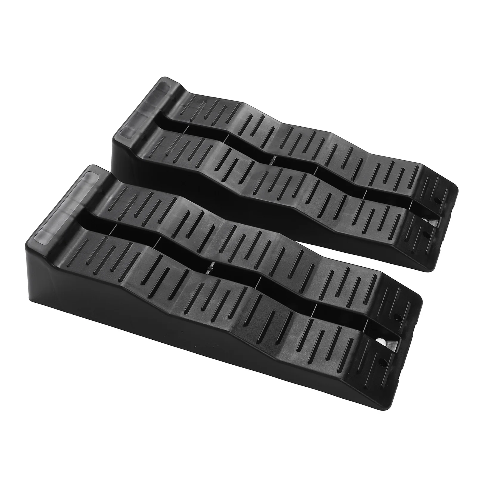 RV Leveling Ramps 11000LBS Load Capacity RV Leveler Wheel Chock for Travel Trailer Campers Truck Leveling Blocks