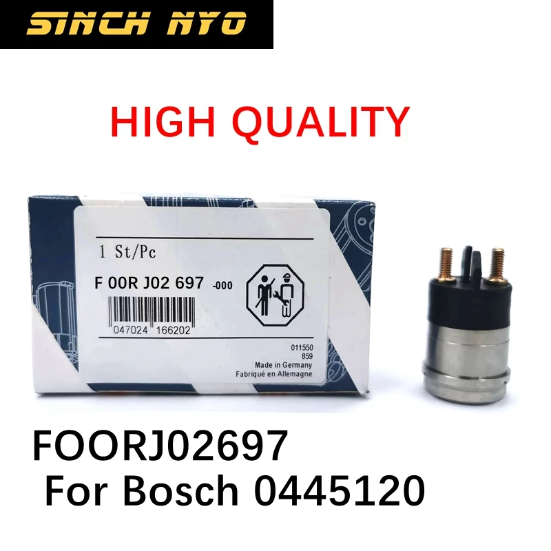 

New Shumatt F00RJ02697 Fuel Injector Solenoid Valve F 00R J02 697 OE 50 10 412 093 For 0445120003 004 006 007 008 Injector