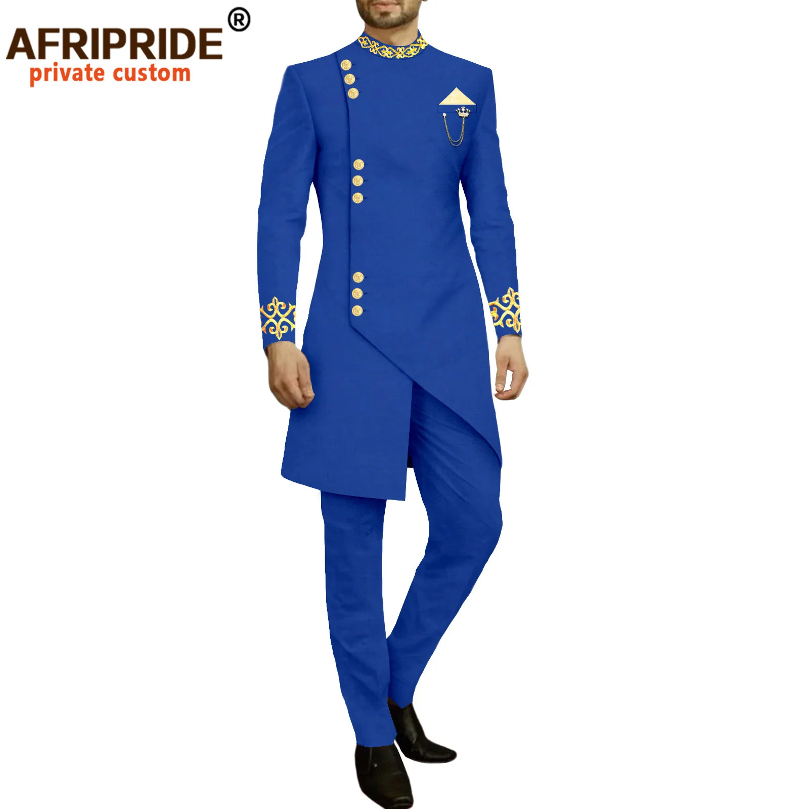 Stylish Atmosphere Casual Men's Suit New African Men Slim L Two-piece Set  Clothes for Men  Mens Clothes  Tracksuit Men 6