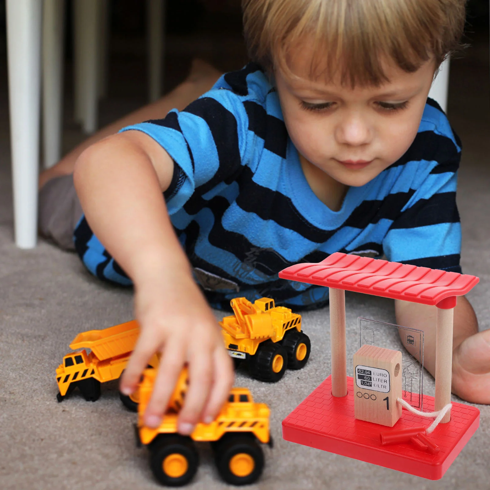 Wooden Toys Train Track Accessories Roadblock Model For Games Railway Decorative Children Wood Kids