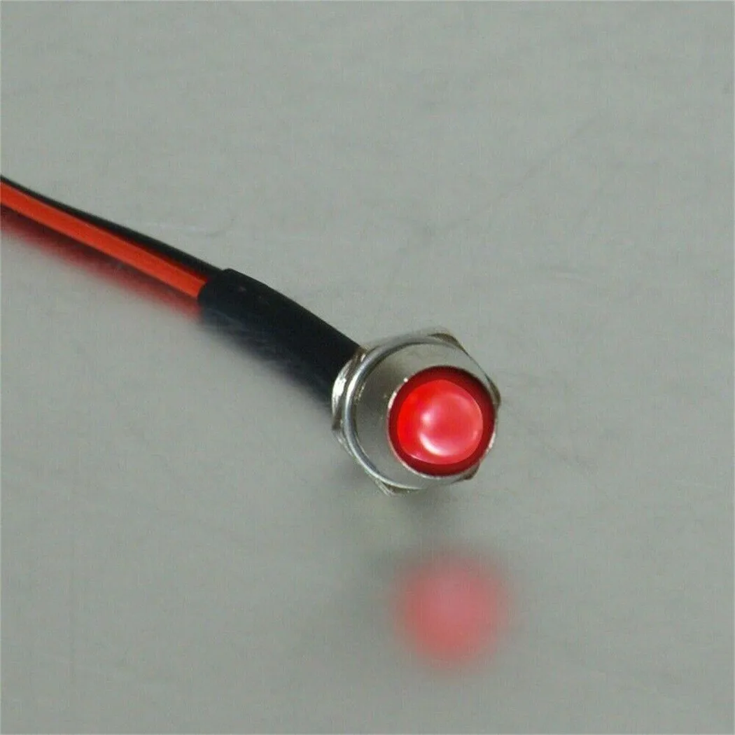 ڵ LED ǥõ ,    ̵ Ŀ ,  г ȣ, 8mm, 12V, 10 
