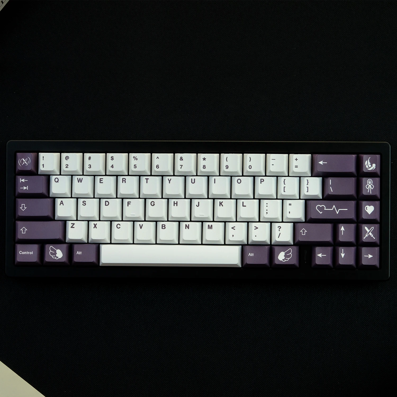 

PBT GMK Tenshi Keycaps Japanese English Cherry Profile Dye Sublimation Keycap For MX Switch Mechanical Keyboard GK61/64/68/75/8