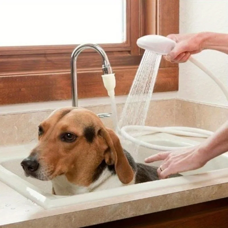 Portable Handheld Faucet Shower Sprayer for Pet Bathing Hair Washing Easy Installation Multi Purpose Shower Accessories