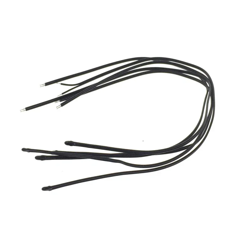 10pcs NTC Thermistor Temperature Sensor MF52D Resin Drop Head 3 MM In Diameter Resistance10kB Value3950 3435 Error1% 10 20 30CM