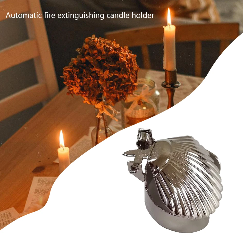 Automatic Candle Wick Flame Extinguisher Easy To Use Metal Candle