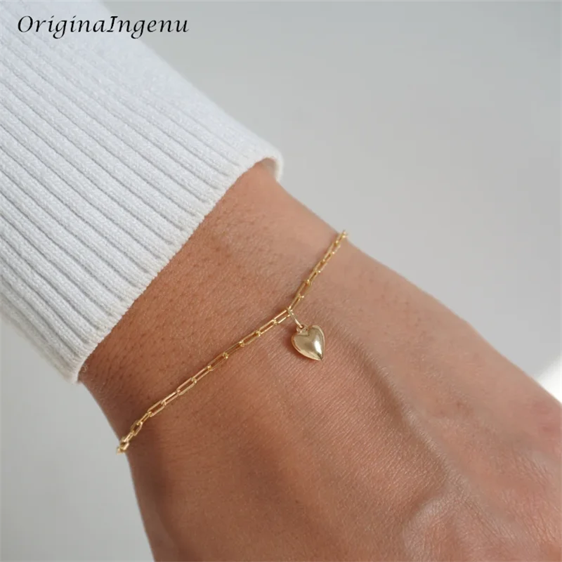 Braccialetti adorabili a forma di cuore stile bohemien per