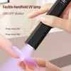 LULAA Mini Handheld UV LED Nail Lamp for Gel Nails USB Nail Dryer for Fast Curing Portable Nail Lamp for DIY at Home Nail Salon 3