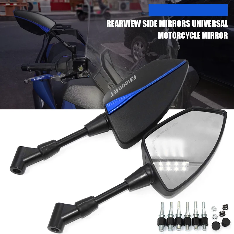 

10mm Motorcycle Rearview Mirror Parts For BMW R1200GS R1200 GS RT R1200RT Left Right Rear View Housing Side Mirrors Cafe Racer