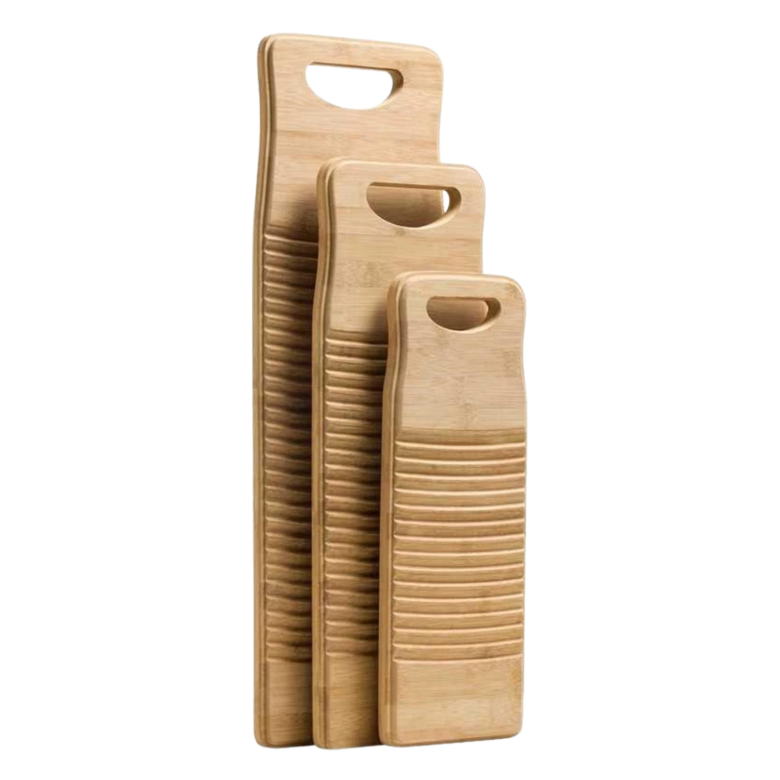 Bamboo Wood Washing Clothes Washboard Bamboo Wood Scrub Board
