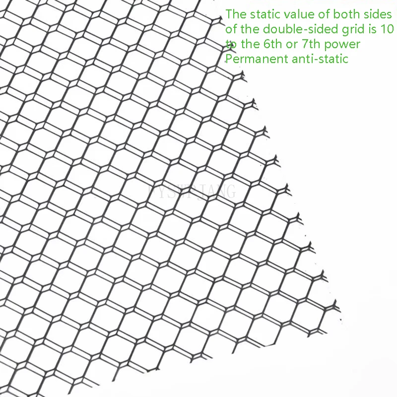 10m Anti-Static Mesh Curtain Conductive Ink PVC Insulation Dust-Free High-Precision Production Workshop Anti-Static Mesh Curtain