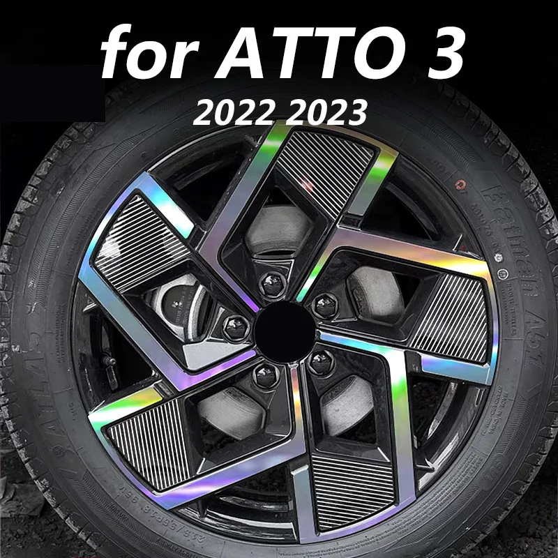 for BYD ATTO 3 EV Car exterior decoration accessories wheel DIY patch
