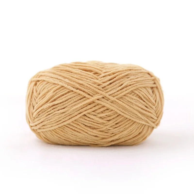 3mm Matte Chenille Yarn 50g DIY Hat Glove Scarf Crochet Thread,Woven Handmade Doll Pendant Ice Bar Thread,Holiday Gift Wool Yarn 6