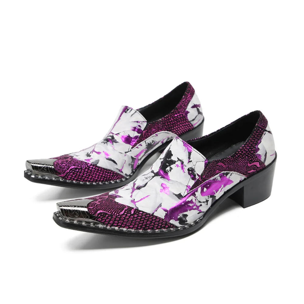 

Мужские туфли-Броги из натуральной кожи, с квадратным носком