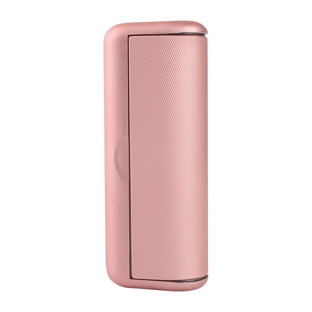 For IQOS ILUMA ONE Stylish Electroplate PC Protective Case E-cigarette  Drop-proof Cover - Rose Pink - Snatcher