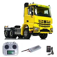 SALE 1/14 RC Tractor Truck 6x6 Metal Chassis Model K3363 Remote Control Car 3-speed Gearbox Light Sound Set RC Toy THZH1946 1
