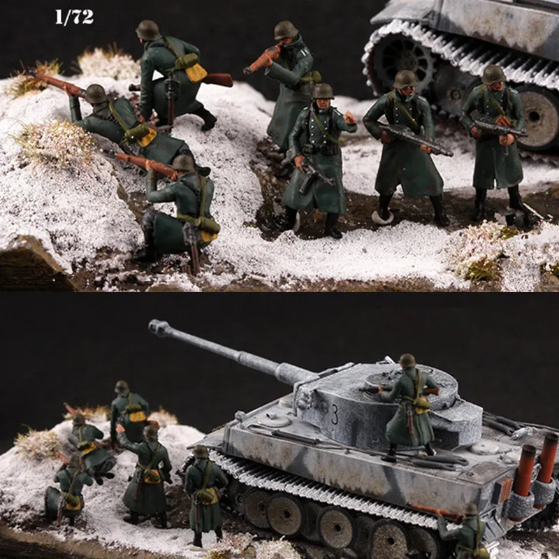 

Модель немецкого зимнего истребителя из смолы в масштабе 1:72, экшн-фигурка солдат 7, игрушечная сцена, аксессуар, демонстрация кукол, коллекционные игрушки для фаната
