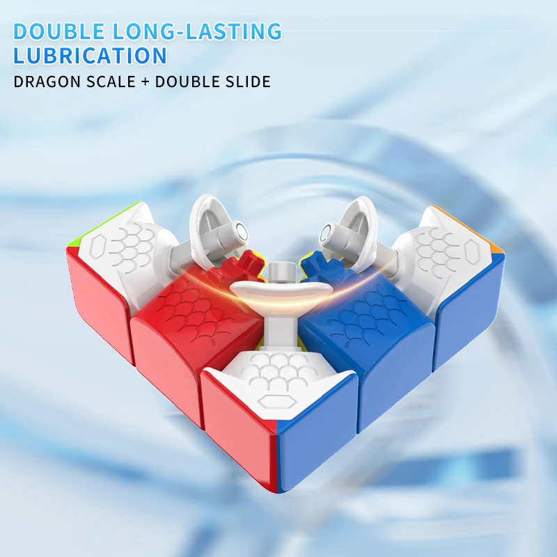 [JudyCube] Yuxin Huanglong 3X3 M V2 Magnetic Magic Speed Cube Stickerless Huanglong 3M Fidget Toys Cubo mágico Puzzle 3