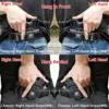 Ruger Max-9 Holster IWB Kydex for Ruger Max-9 Barrel 3.20'' Pocket Pouch - Inside Waistband Concealed Carry - Black 6