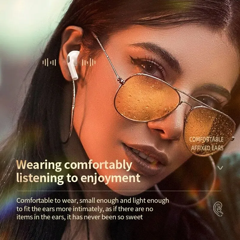 PRO4 Wireless Bluetooth Earphones Headphones Outdoor Sport Headset 5.3 Charging Bin Display Touch Control Earbuds Muisc wireless bluetooth headphones