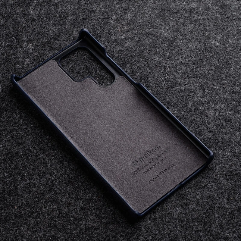For Samsung Galaxy S24 Plus S24 Ultra Phone Case Anti-knock Lichee Pattern Classic Genuine Leather Hard Back Cover