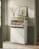 VASAGLE Shoe Cabinet with 3 Flip Drawers, Shoe Storage Cabinet, Asjustable and Removable Dividers, Holds 15-24 Pairs of Shoes 1