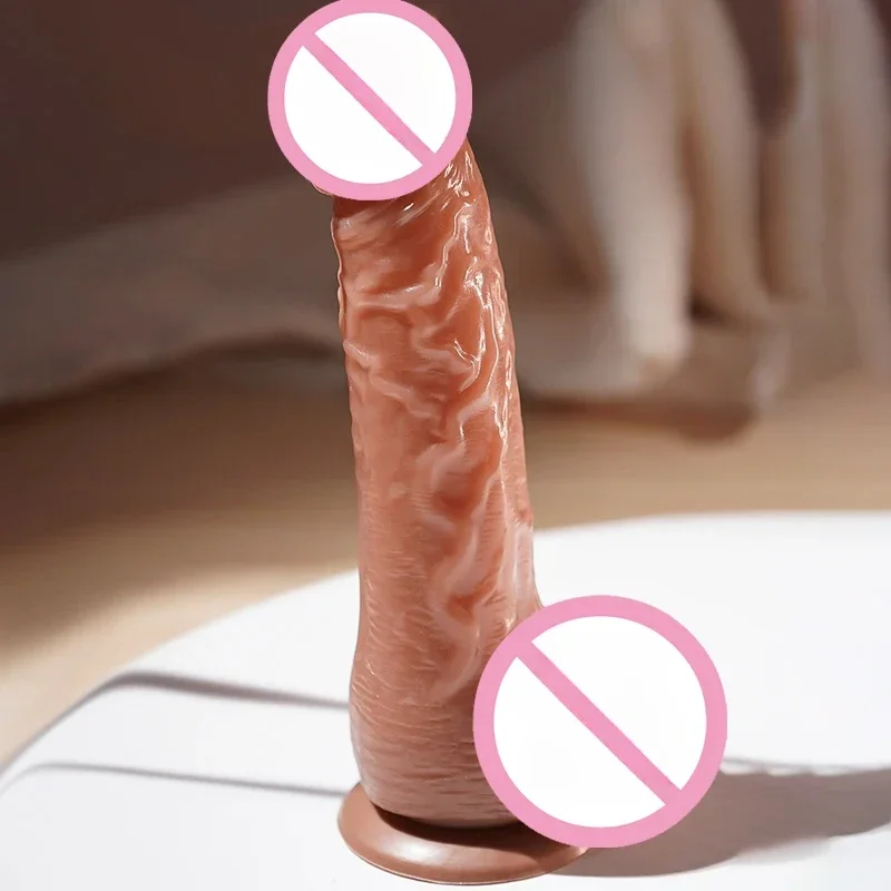 Realistic Dildo Skin Feeling Sex Toys Women Big Penis Suction Cup Female Masturbator Anal Sex Product