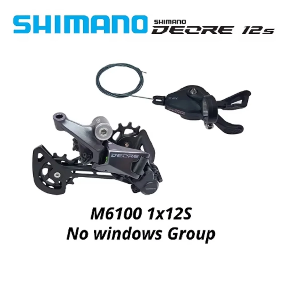 SHIMANO DEORE M6100 12s Groupset SL M6100 SHIFT LEVER RD SGS REAR DERAILLEUR 12 Speed 12V SHIFTER SWTICH Basic M7100 M8100