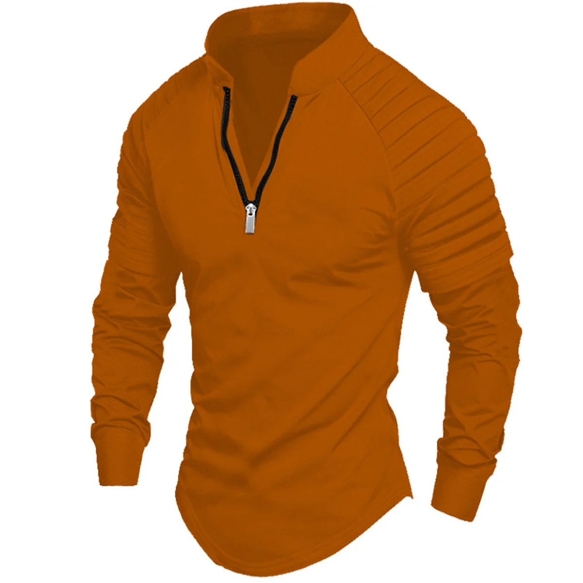 Men's Outdoor High Street Style Solid Color Zipper Arm | eBay