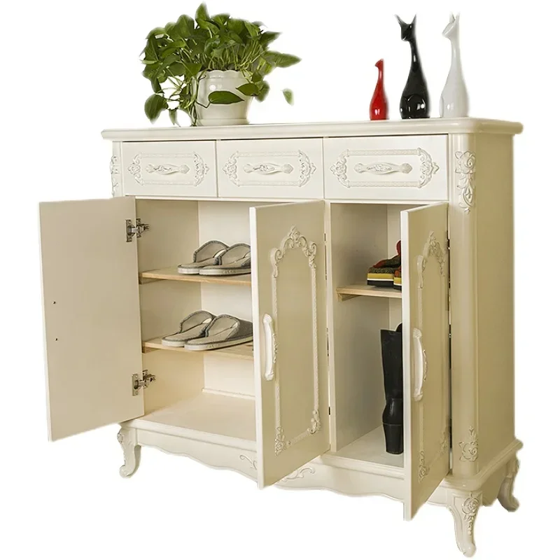 

Современная домашняя полка для обуви, роскошный шкаф для хранения, выдвижной ящик, шкаф для обуви, белая комнатная шкафка на обувь, украшение мебели