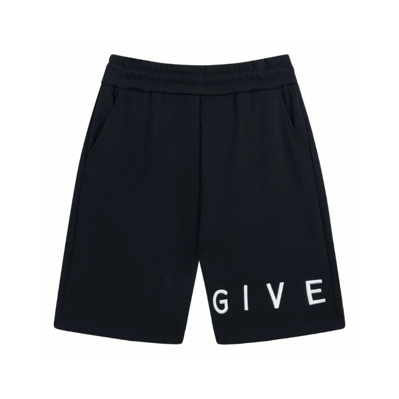 Summer New Printed Letter Casual Loose Sports Drawstring Five-point Shorts Men's and Women's Pure Cotton Comfortable Sports