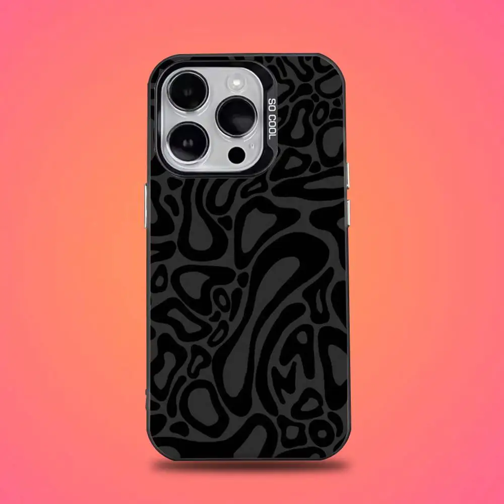 Sleek Anti-Fall Black Matte Hard Bumper Phone Case Featuring Lando Norris F1 Design