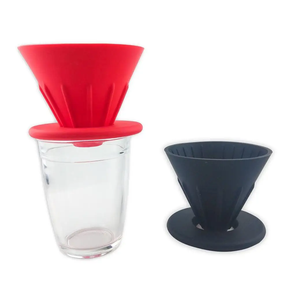Filtro per gocciolatore per caffè Tazza antigoccia a cono pieghevole