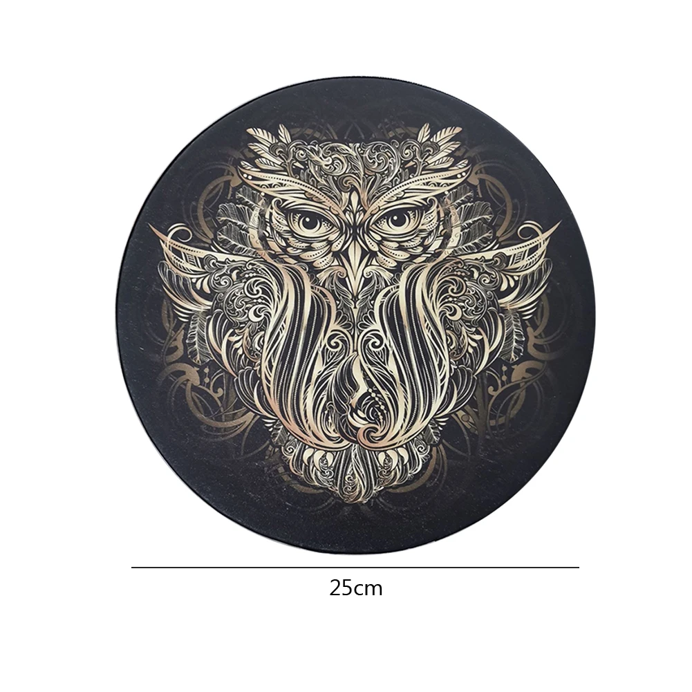 Alchemical Moon Drum Handmade Crafts Fashion Shaman Drum Tree of Life Sound Healing Tool for Spiritual Music Meditation