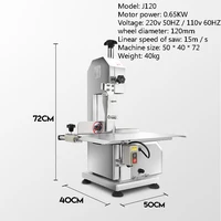 Commercial Desktop Bone Sawing Machine Cutting Cattle Sheep Bones Frozen Meat Pig's Trotters Fish Meat Electric Bone Cutting 2
