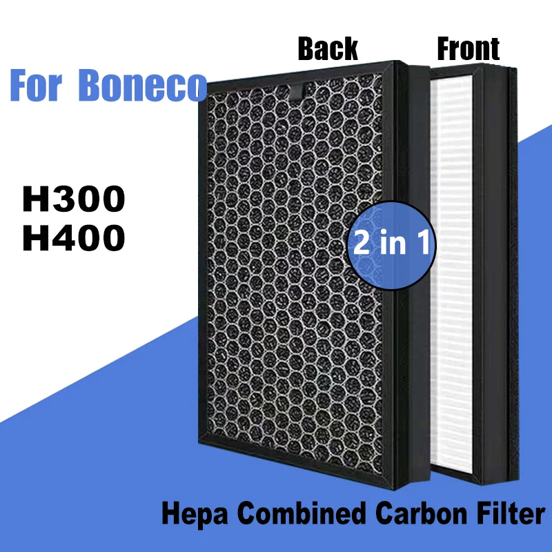 AH300 True HEPA combined Activated Carbon Air Filter 250x250x30mm for Air Purifier BONECO H300 H400 air purifier filter