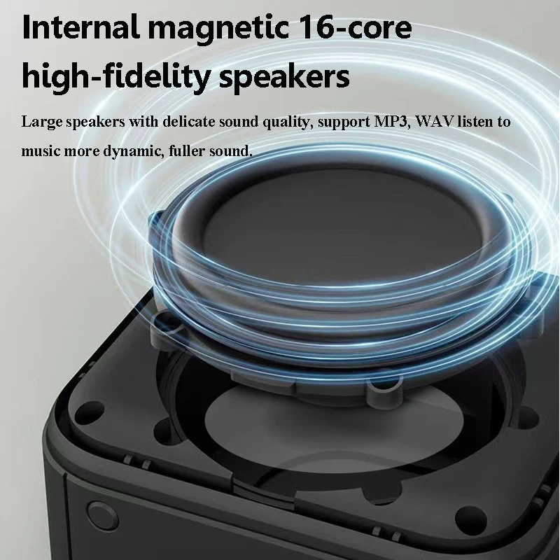 Mini Pocket Bluetooth Speaker Wireless Bluetooth Subwoofer Recorder Handsfree Call Music Player Support FM Radio Dual TF Card