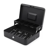 Mini Money Box Protable Key Locker Safe Home Shop Steel Security Cash Box Storage Cashier Drawer Hidden Coin Money Jewellery 1